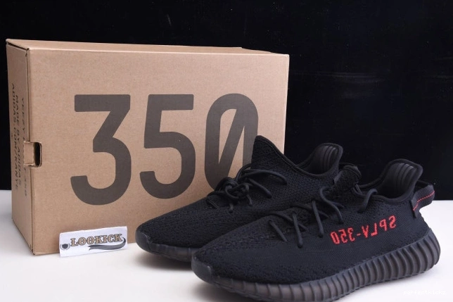 Yeezy 350 Black Adidas V2 Boost CP9652 Red 0810
